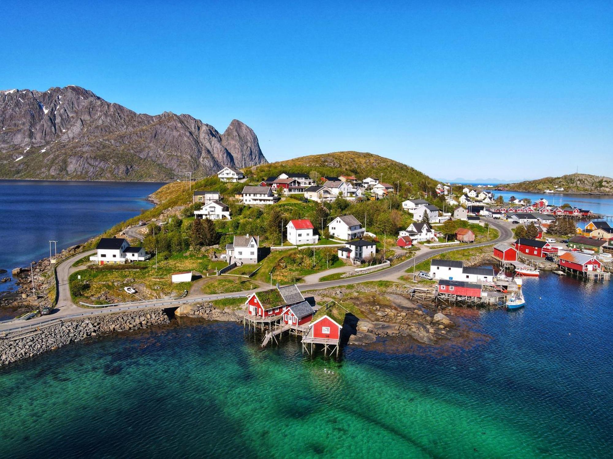 Valen Cabins In Reine Luaran gambar