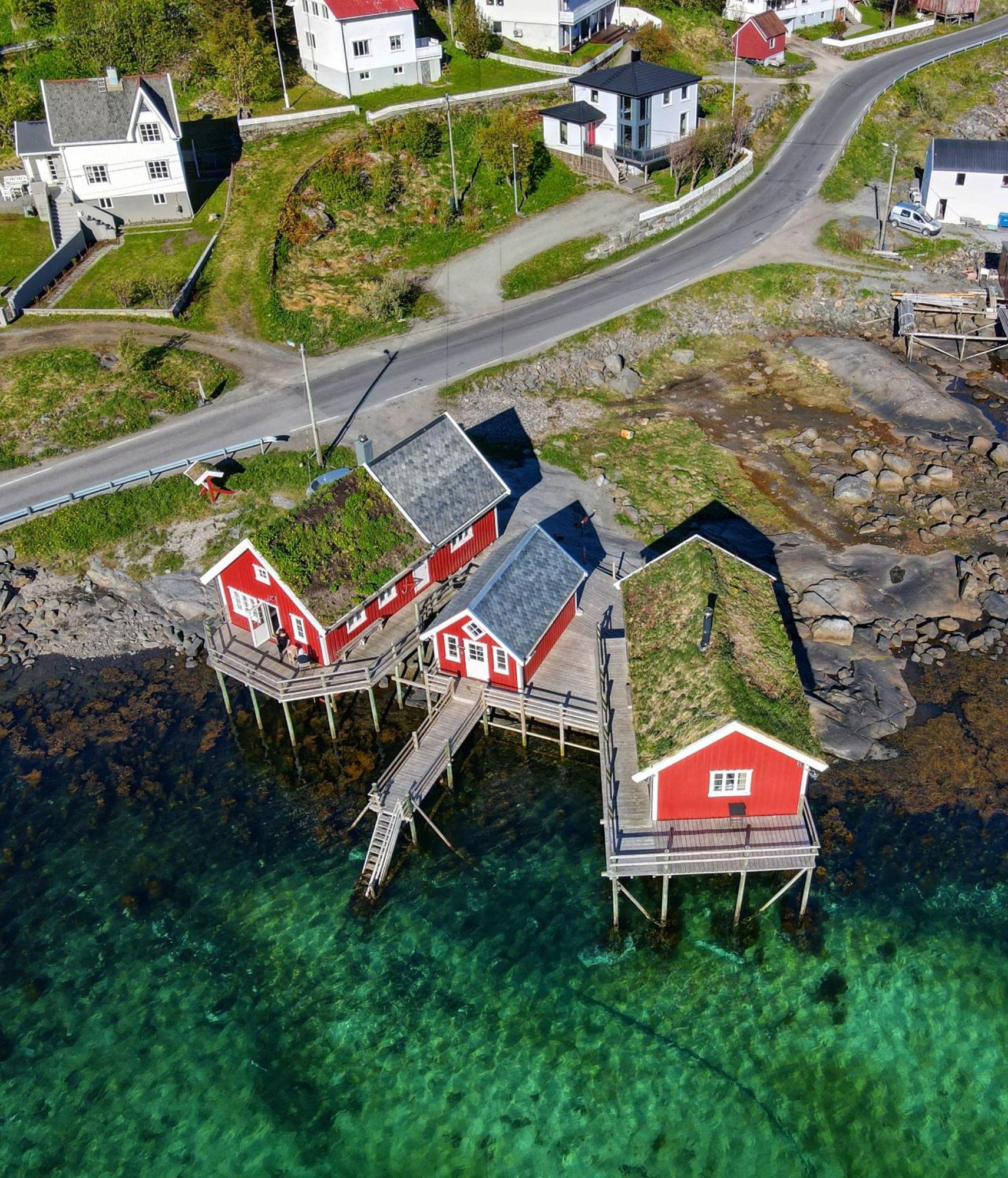 Valen Cabins In Reine Luaran gambar