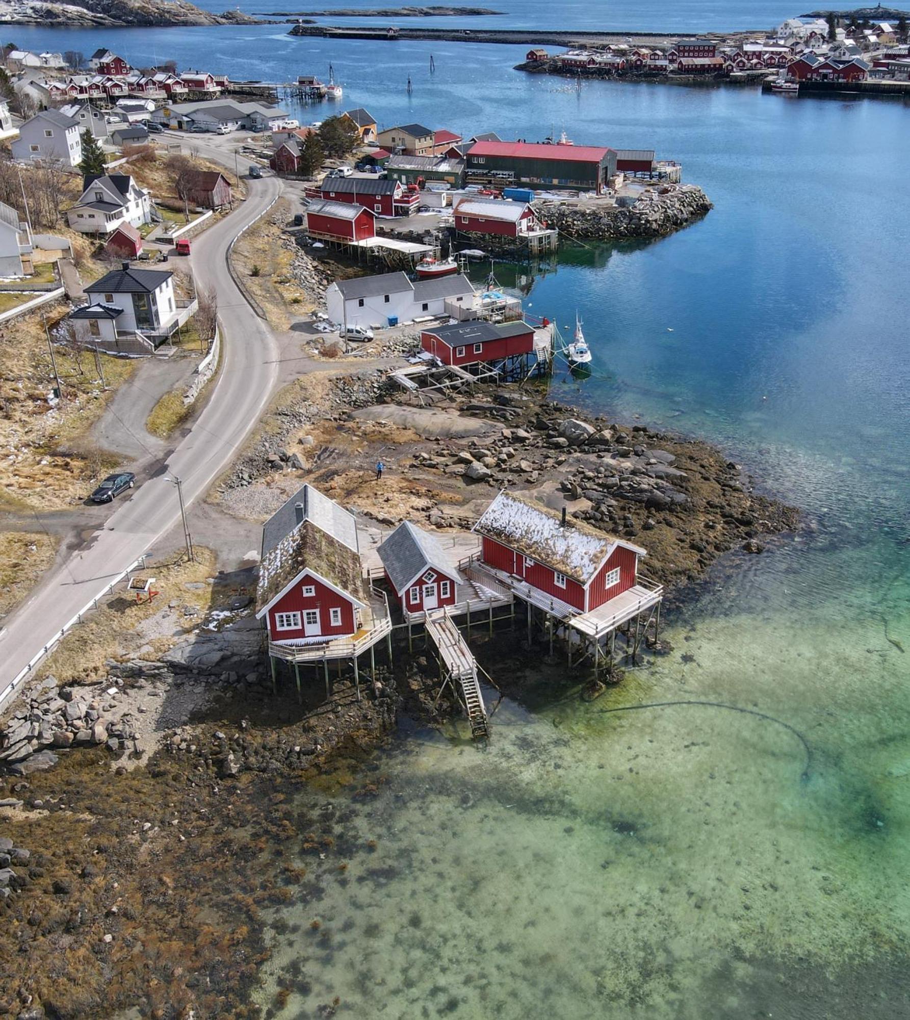 Valen Cabins In Reine Luaran gambar