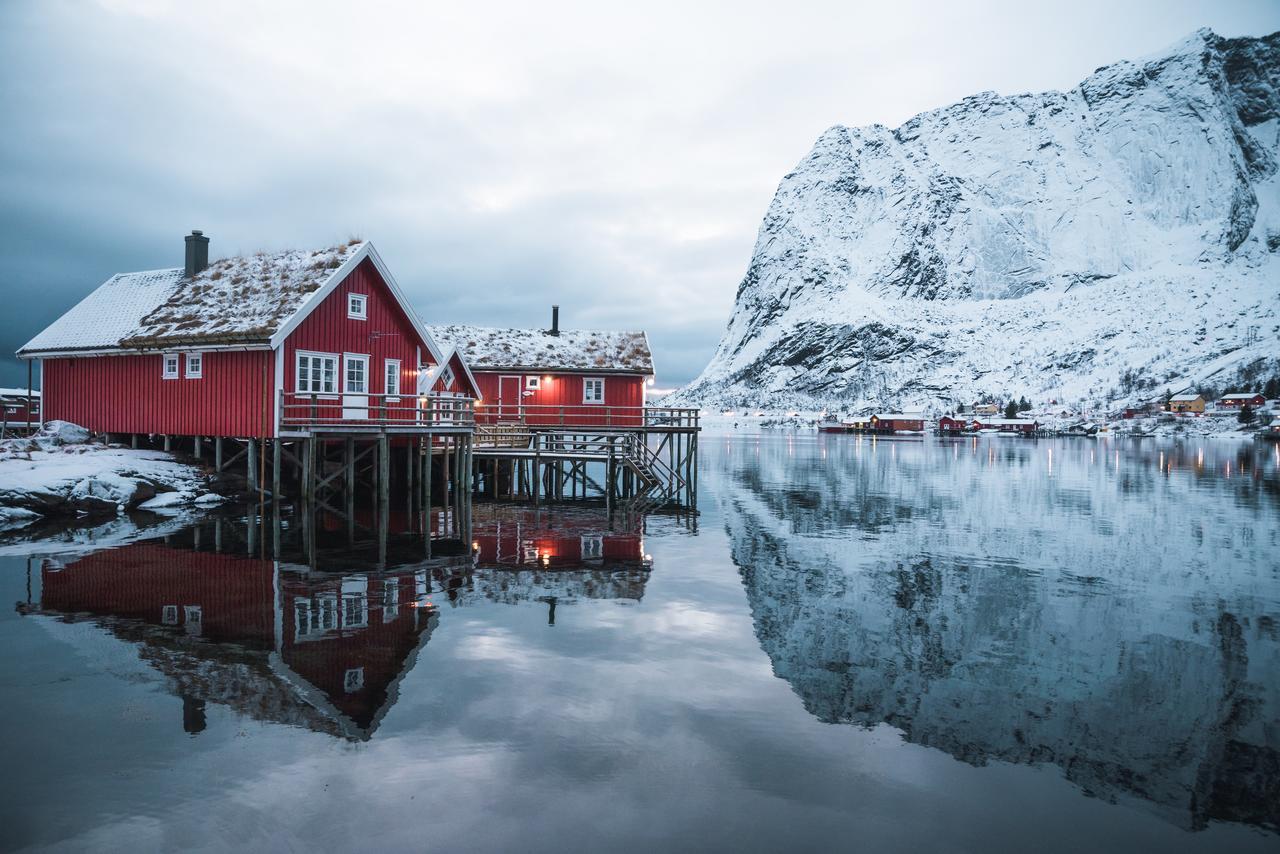 Valen Cabins In Reine Luaran gambar